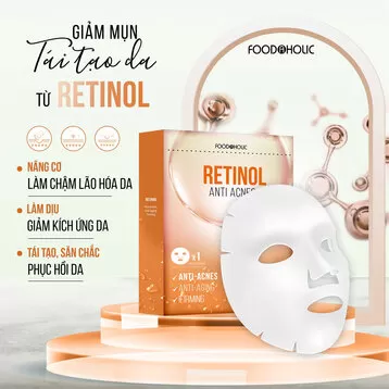 Mặt Nạ Foodaholic Retinol Giảm Mụn & Tái Tạo Da 23ml