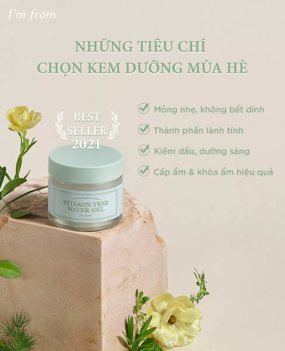 Gel Dưỡng I'm from Dưỡng Ẩm Và Kiểm Soát Dầu 75g