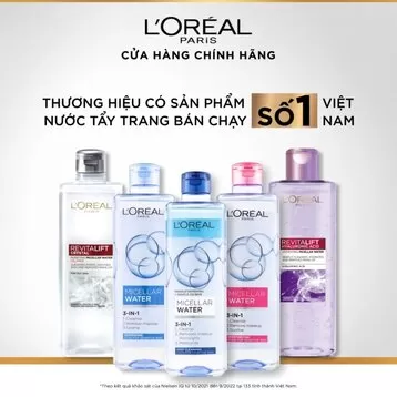 Nước Tẩy Trang L'Oreal Làm Sạch Sâu Trang Điểm 400ml